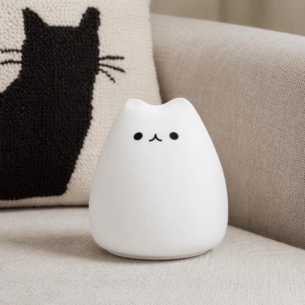 Cat Night Lamp Battery Powered Night Light Portable LED Night Light  Bedroom
