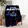 1pc Blanket - Kylian Mbappé Print Design, Lightweight Blanket for Sofa, Bed- Soft &Warm, Gift for All Seasons