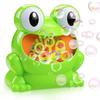 Hot Cute Funny Frog Automatic Bubble Machine Blower Maker Party Summer Outdoor Toy For Kids  And Drop Shipping