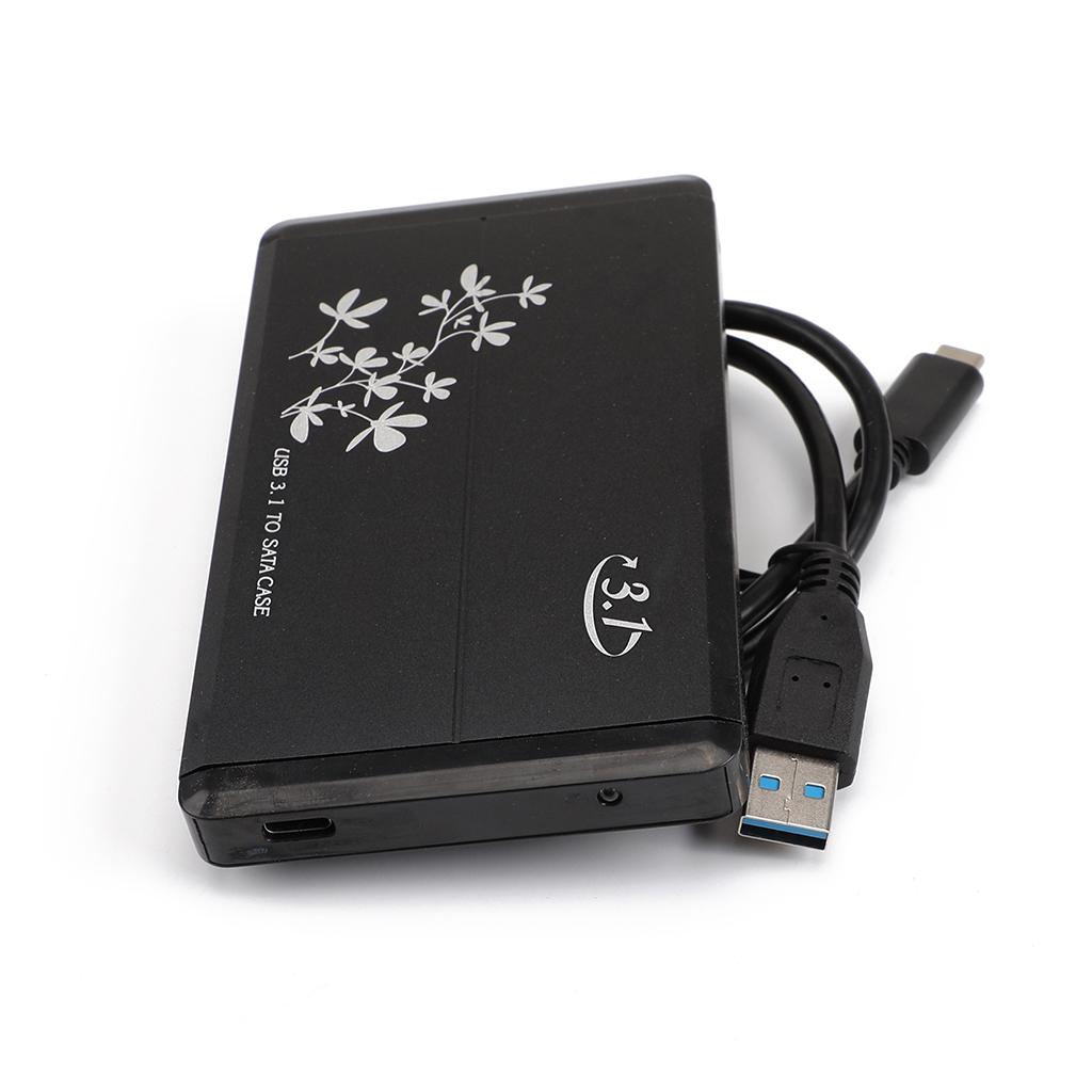 Buy USB C Hard Drive Enclosure 3.1 Type To SATA External HDD Case Box