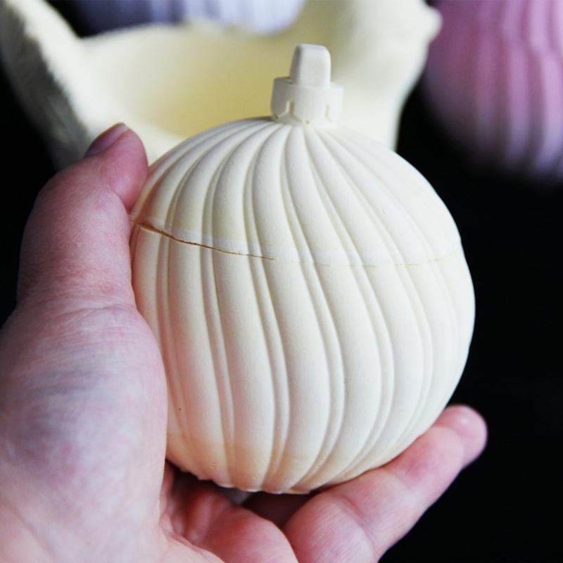 Wiederverwendbare Silikonkugelform Handgemachte Kerzen Gipsgießset für Festival Basteln und Heimdekoration