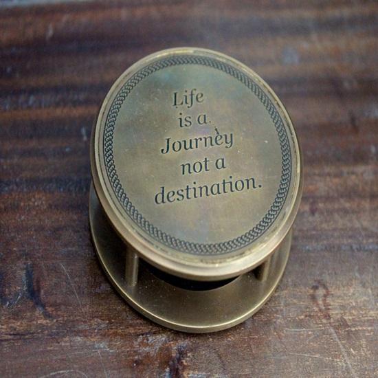 Brass Nautical Compass Engraved Compass Collectibles Steampunk Gifts for Him