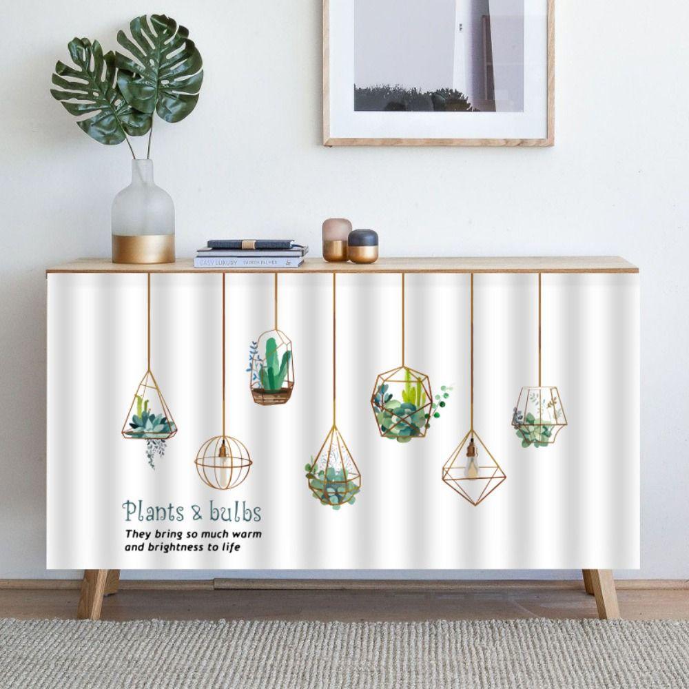 Dustproof Kitchen Curtains Cartoon Wardrobe Home Dust Cover Cabinet Curtain Home Decoration