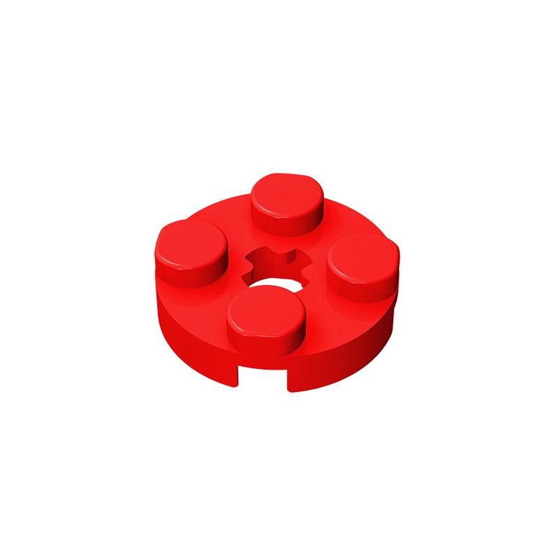 

55pcs MOC compatible building blocks 4032 small particle wreath 2X2 round plate with cross shaft DIY children s toy 55pcs красный