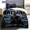 Super Bat Pattern Bedding Set Quilt Cover Pillowcase Home Decor Gift (1 * Duvet Cover + 2 * Pillowcase, Without Core)