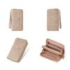 New Double Zipper Long Womens Wallet Large Capacity Multifunctional Clutch Bag Embossed Card Holder Purses Card Holder