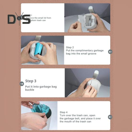 Katzenstreuschaufel, tragbarer Katzenstreuschaufelhalter mit Müllbehälter, Katzenkot-Siebschaufel mit Abfallbeuteln für Hauskatzen