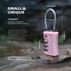 TSA-Approved Travel and Gym Suitcase Padlock with Password