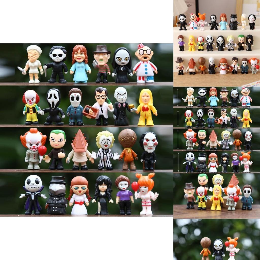 Der Clown Annabelle Klassischer Horrorfilm Charakter Modell Schreibtisch-Schmuckset Für Geisterparty-Dekoration Und Sammlerstücke Fans