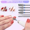CGBE Nail Nail Drill Shaft for Nail Carbide Nail Drill for Cuticle Gel and Grinding Nails 6-Piece Bit, Bit, 2.35mm Diameter, Machines, Bits,