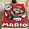 Super Mario Cartoon printing Flannel Blanket Bedroom Sofa Camping Warm blanket Gifts for family and friends-MJ010