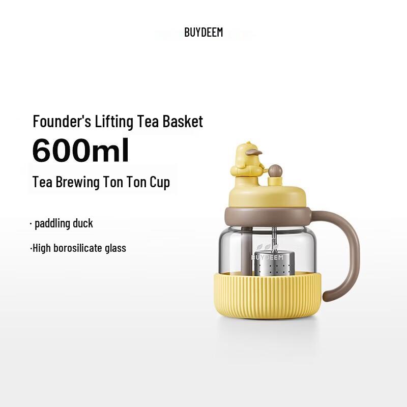 Buydeem High Borosilicate Glass Tea Infuser Bottle