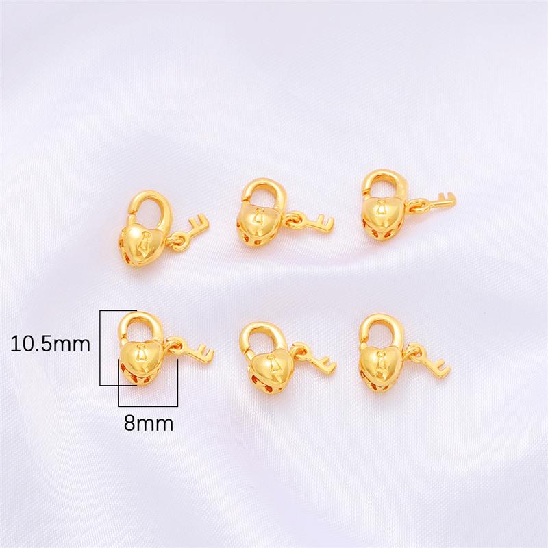 

1 шт. медные застежки-омары в форме сердца сливы для DIY ожерелье, браслет, аксессуары для изготовления ювелирных изделий, принадлежности ручной работы 8x10.5mm