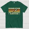 Personalized Wooden Spoon Survivor Unisex 100% Cotton Summer Casual Cool Loose T-Shirt