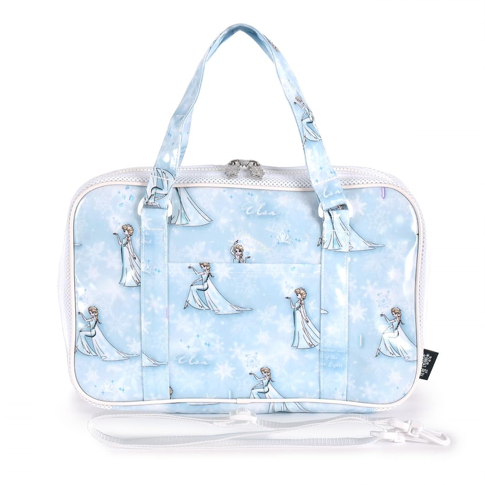 COLORFUL CANDY STYLE Disney Calligraphy Elementary with Shoulder for Includes a Free A Cleaning Cloth for Wiping Bag, Elsa/Frozen/Elsa Princess,