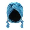 Turban Cap Crossed Pullover Hat Solid Color Beanie Hat Fashionable Fringe Hat  Spring