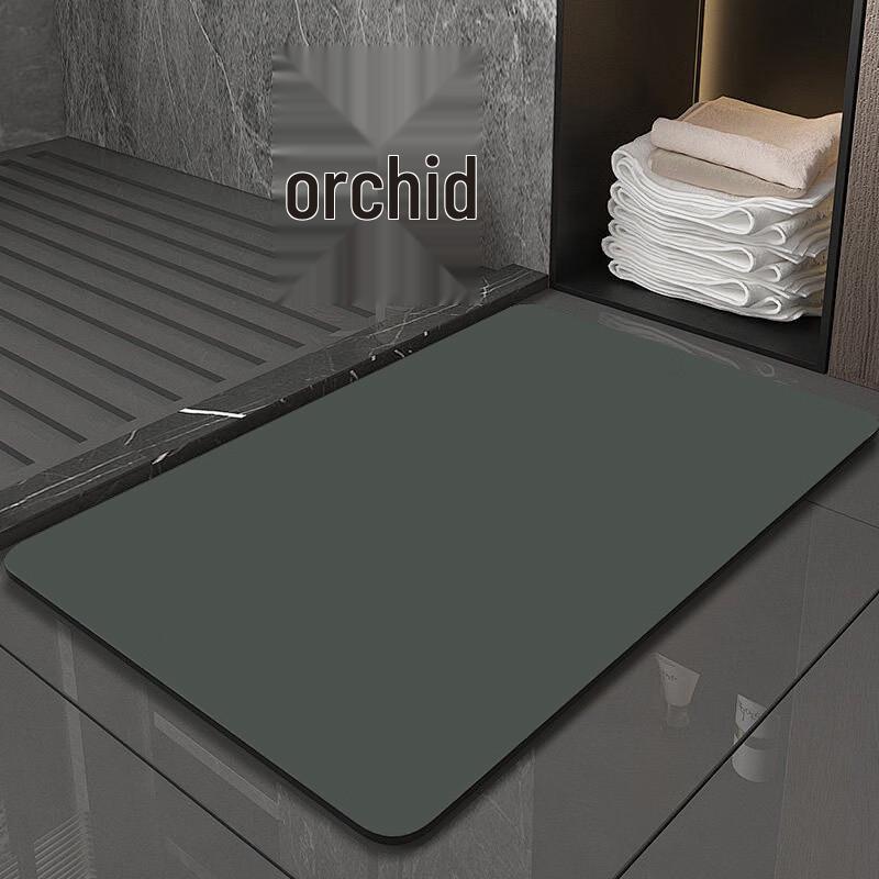 Wavy Marble Quick-Dry Bathroom Mat - Diatom Soft Absorbent Rug for Toilet, Door, and Sink