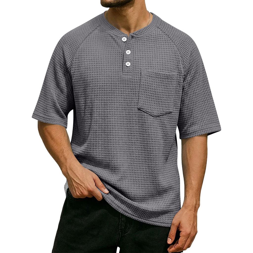 Men's Summer Retro Casual -Weave Shirt