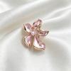 Love Lotus Pink Lotus Brooch for Women, High-End Dropping Oil Flower Chinese Style Brooch, Cheongsam Pin Accessories