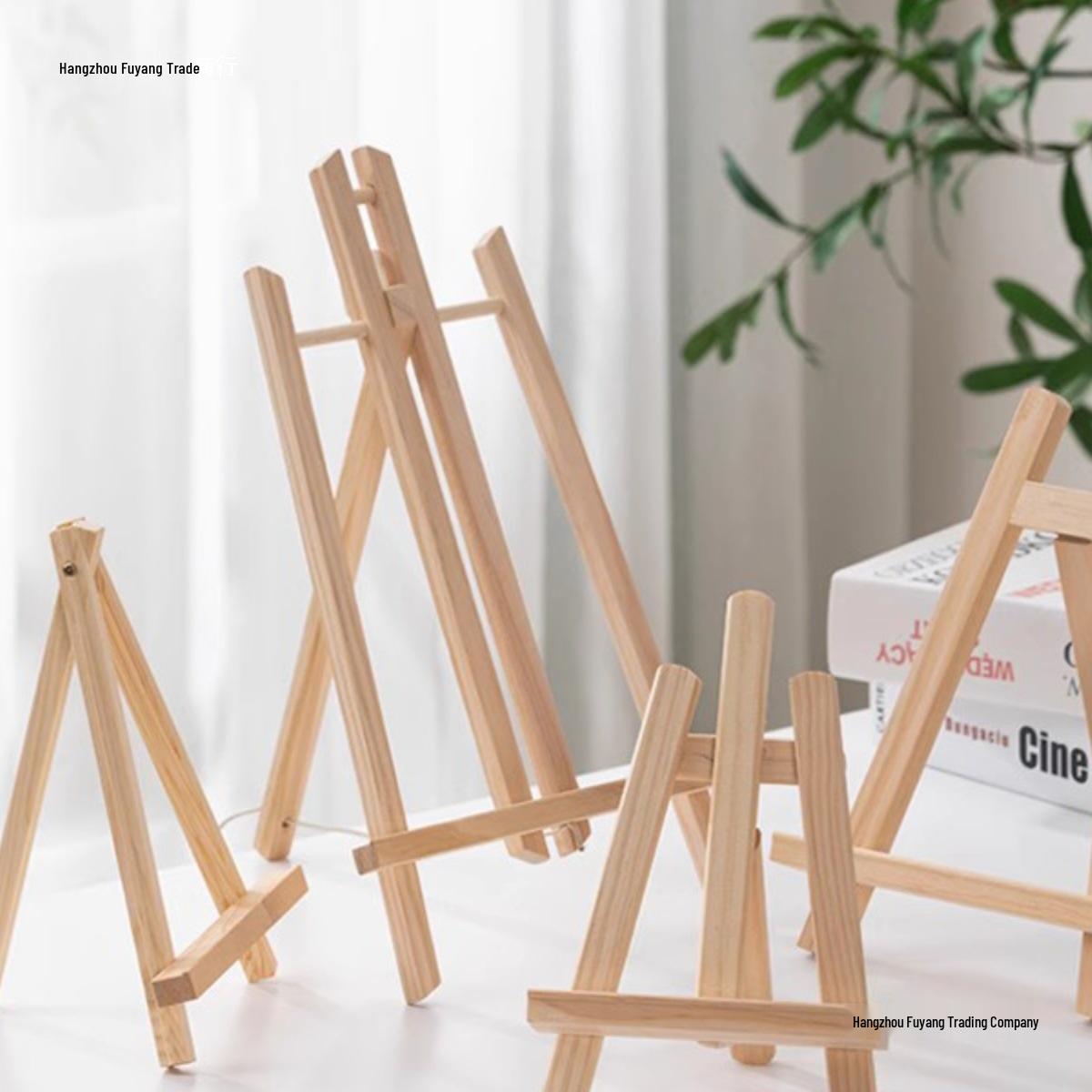 Детский деревянный настольный мольберт для рисования и демонстрации 8x15 Triangle Display Stand - 5 pieces