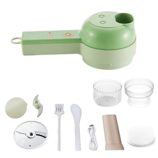 

Электрический мини-измельчитель чеснока Электрическая овощерезка Портативная давилка для чеснока и имбиря Универсальный кухонный гаджет A