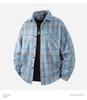 Men's Retro Plaid Long Sleeve Shirt - Trendy Casual Loose Fit for Autumn and Spring