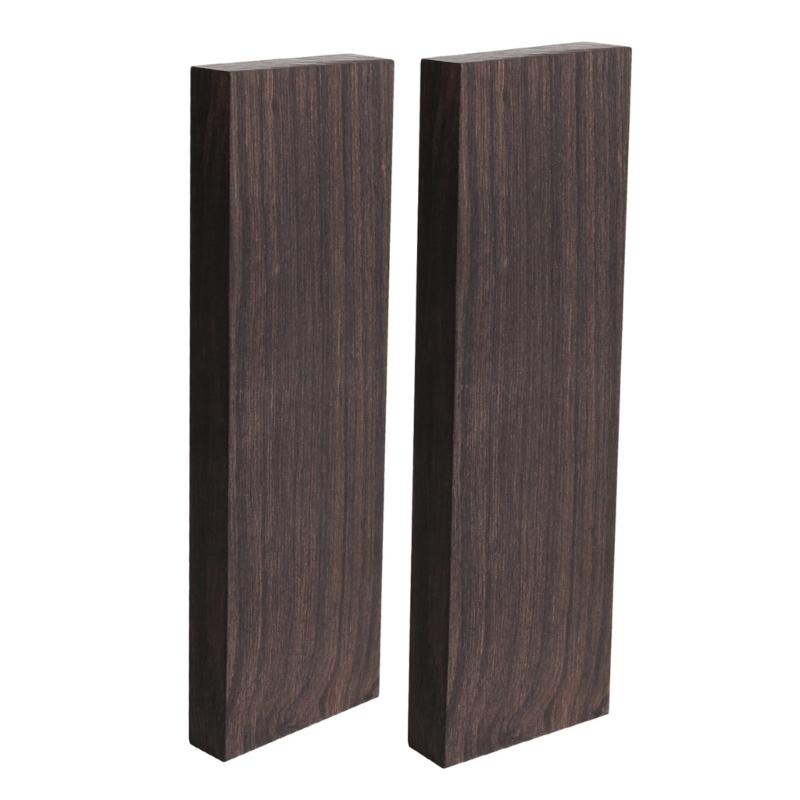 2/4 buc Lemn Ebon Negru Lemn Lemn Mâner Material Mâner Cuțit DIY Lemn Blank DIY Artizanat Mâner Tacâmuri Lemn