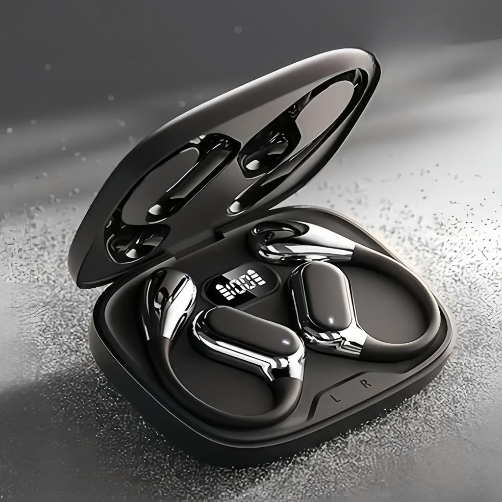 Xiaomi Bezprzewodowe słuchawki douszne Open Ear, Słuchawki Bluetooth, 50 godzin odtwarzania, Słuchawki Stereo z wodoodpornością IPX7 do Fitness