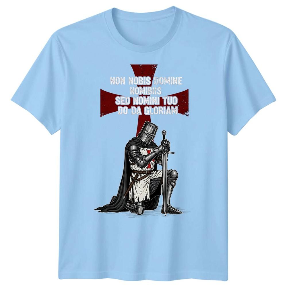 Non Nobis Domine Knights Templar History Unisexs TShirt Crusader Medieval S