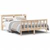 VidaXL Bed Frames with Headboard 140x200 Cm Solid Pine Wood, Bed, Bedroom Furniture, Wooden Bed, Bed 3306580