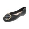 Single shoes female summer 2025 new fairy wind gentle evening soft-soled flat shoes shallow mouth versatile Doudou shoes