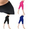 Stylové dámské 3/4 capri kalhoty na jógu s nízkým pasem pro bezstarostný fitness styl a pohodlí