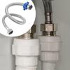 and Cold Water Faucet Inlet Hose Flexible Supply Line for Home Use 60cm
