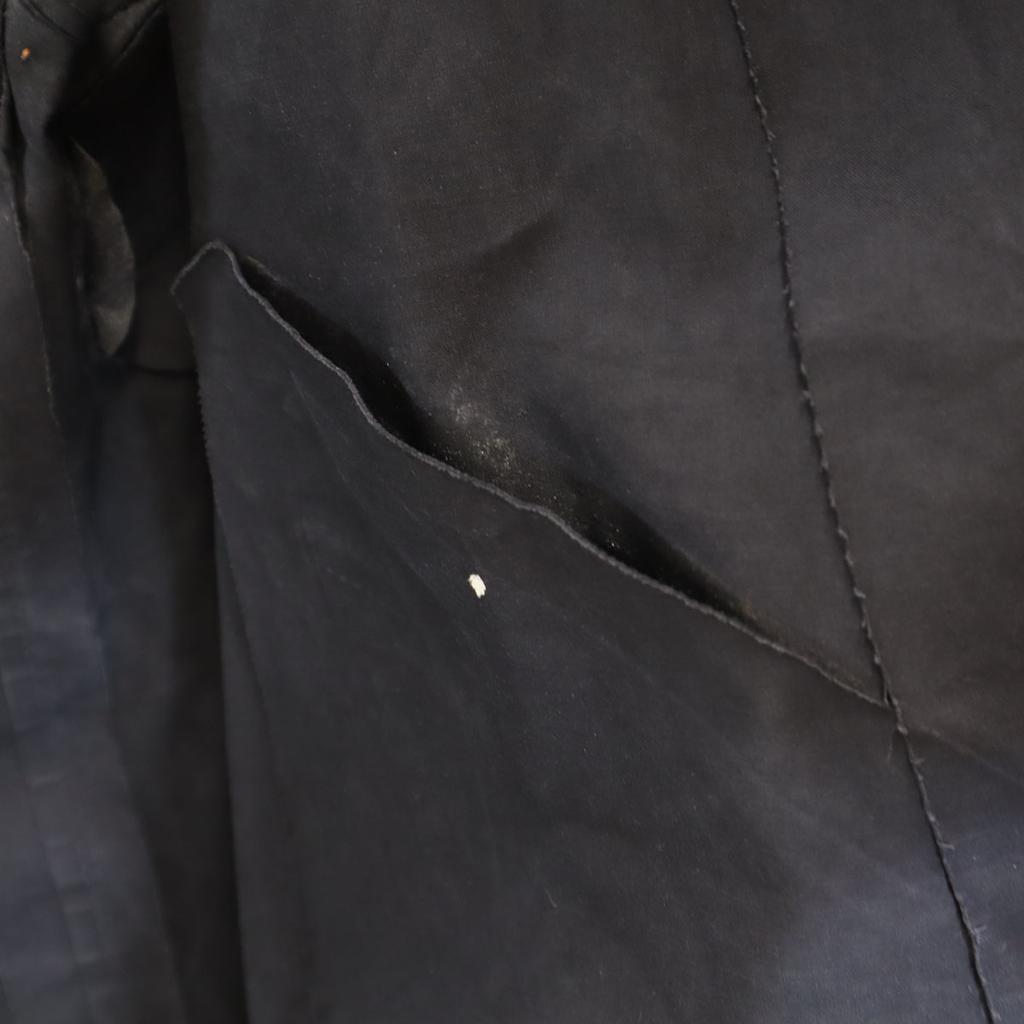 Mackintosh Made In Scotland Rubberized Stainless Collar Coat 36 Black Men's Used