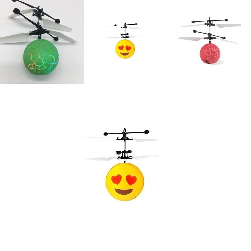 Remote Control Induction Crystal Ball Led Light Flying Sphere For Kids Play