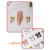 3D Metal Bows Nail Charms Nail Jewels Ribbow Bowknot Nail Art Decorations Nail Stud Nail Art Accessories for Women Girls