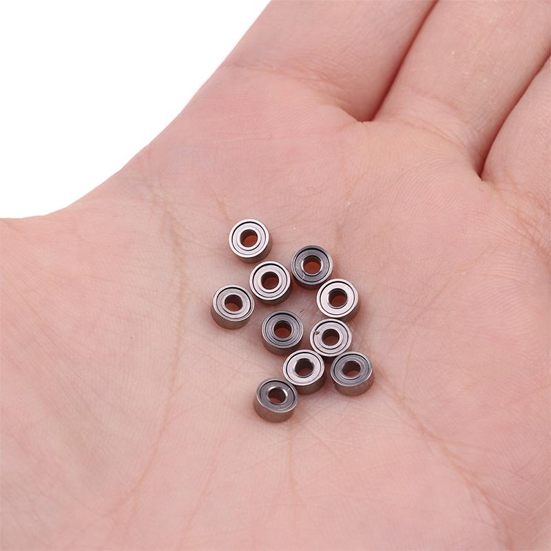 10Pcs 682ZZ Bearing Shielded Deep Groove Ball Bearings Miniature Full Ball Bearings 2*5*2.3mm
