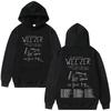 Weezer Band Tour 2026 Hooide Moda Uomo Donna Hip Hop Felpe con Cappuccio alla Moda Manica Lunga Abbigliamento Oversize Casual Felpa con Cappuccio
