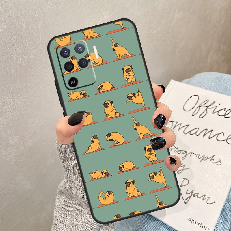 Skeleton Yoga Case For Oppo A40 A60 A80 A78 A38 A18 A98 A58 A96 A76 A16 A94 A74 A54 A15 A17 A57 A77 A5 Pro