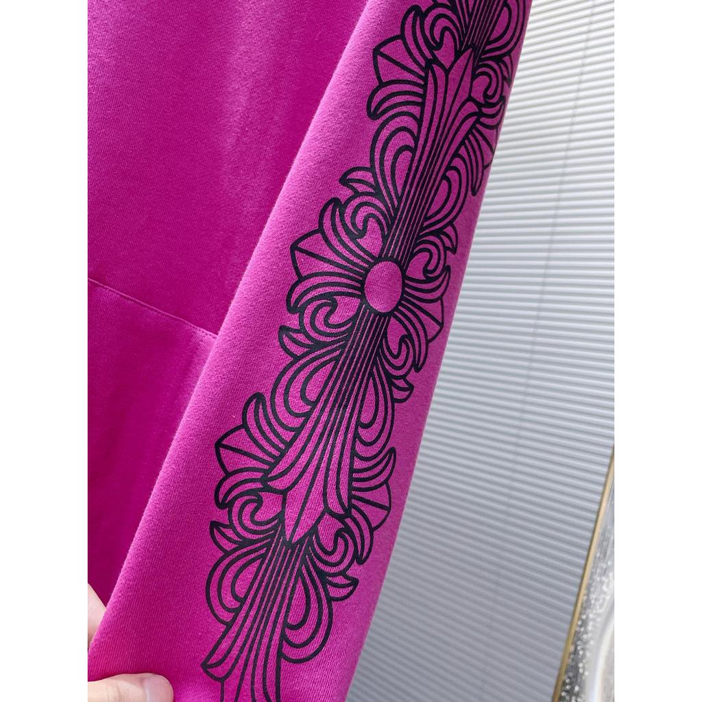 8395 CHROME HEARTS 2025 New Spring and Autumn Plus-size Thin Style Classic Style Logo Hooded Sweatshirt for Couples