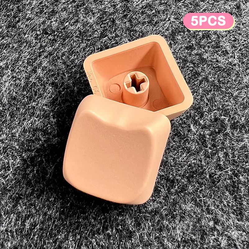 PBT Keycap MOA Profile Not Engraving Blank Cover Mechanical Keyboards Unique Character Button 5Pcs