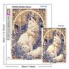 5D DIY Diamond Painting Embroidery Animal Cat Full Round Mosaic Flower Complete Kit Art Wall Decoration Handmade Gift
