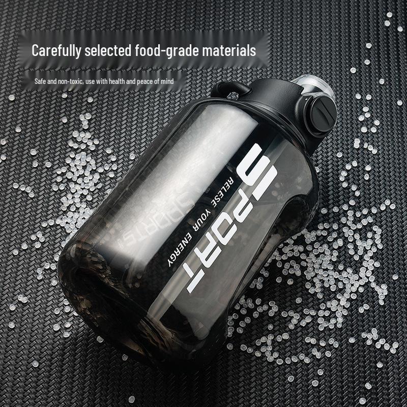 Men's Large Capacity Sports Water Bottle - Fitness Bucket Space Cup