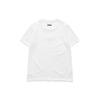 FILA Fusion Letter Print Knitted Sports Casual Round Neck Short Sleeve T-Shirt Women Tops Standard-White T11W121101F-WT