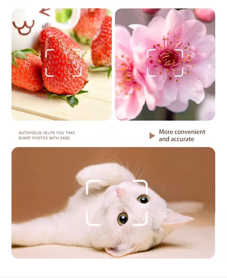 8MP CCD HD Digital Camera for Students & Kids, 64MP Photo, Home Video Camcorder