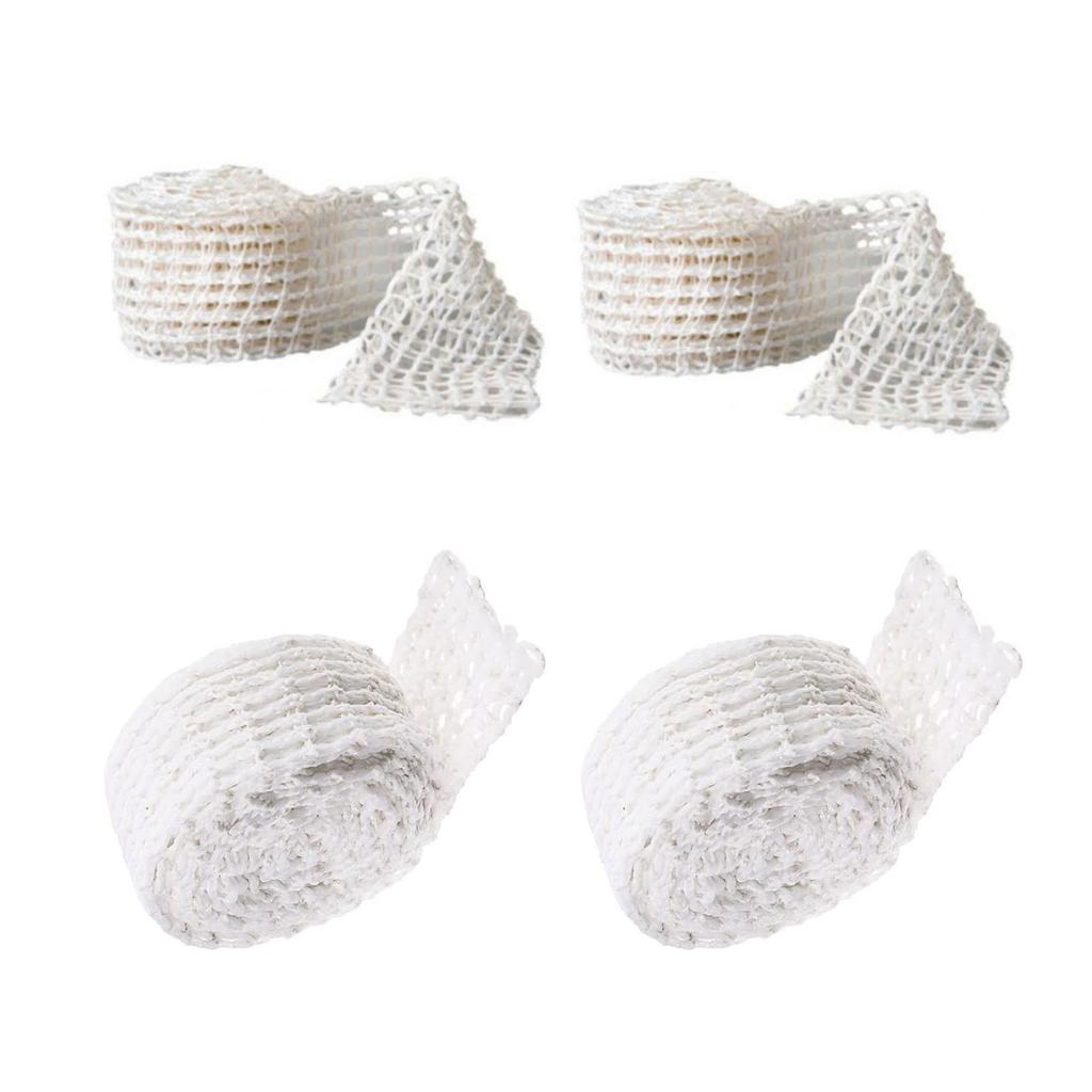 Set of 4 Net Roll Durable Meat Net Food Rope Net Versatile Cooking Accessories Elasticity Rope for Meat Packaging