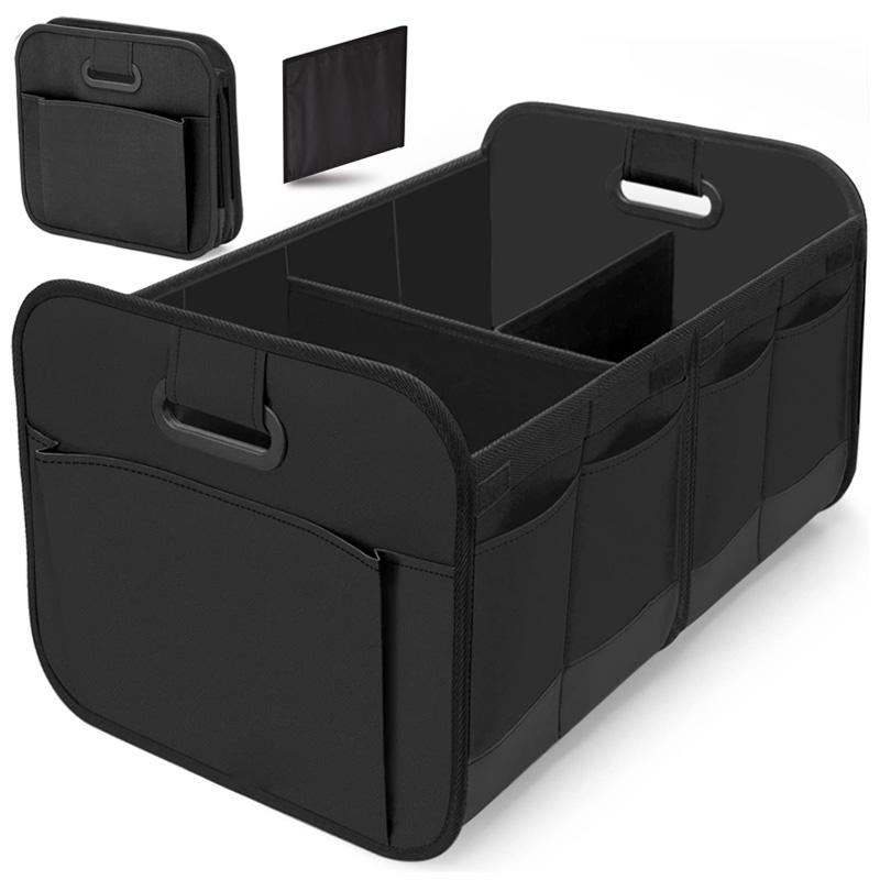 Foldable Car Storage Box Outdoor Waterproof Large Capacity Storage Bag Multifunctional Oxford Cloth Material Car Trunk Tool Box чёрный