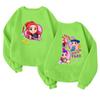 Children's Fashionable Lightweight Long-sleeved Round Neck Pullover With Pockets Printed Pullover