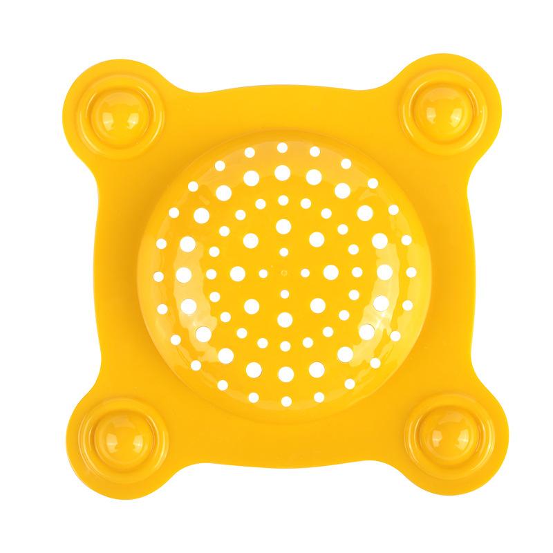 Press The Floor To Leak Water, Drain The Sewer, Prevent Insects and Deodorize The Floor Drain Cover, The Toilet Silicone Washbasin Sucker.