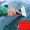 Tragbarer Fahrzeug-Eisschaber, Schneeschaufel, Windschutzscheiben-Abtauung, Winter-Outdoor-Schneeentfernungs-Reinigungswerkzeug, Automotive, langlebig